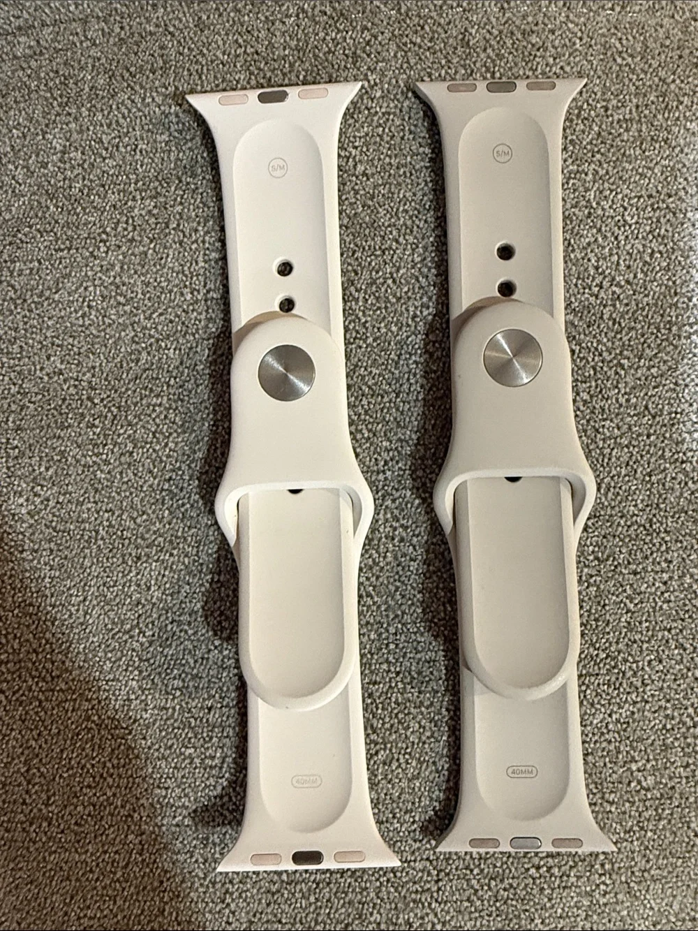 Set of 2 Apple S/M Silicone Sport Watch Band